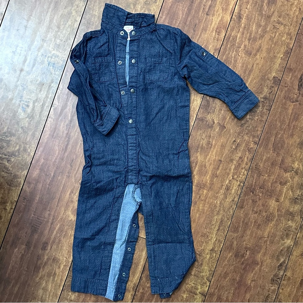 18 month toddler  denim long sleeve jumper